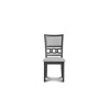 New Classic Furniture, Gia Gray Wood Dining Chair with Fabric Seat (Set of 4) - 3 of 4
