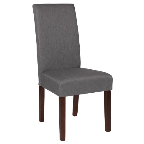 Flash Furniture Greenwich Series, Parsons Dining Chairs With Black Legs And