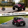 24V 2-Seater Kids Ride-On Truck with Parent Remote Control, Spring Suspension, 2-Speed Electric Vehicle with LED Headlights & Music Player - 3 of 4