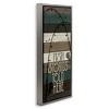 Stupell Industries Rustic Fishing Stories Phrase, 15" x 31" - 3 of 4