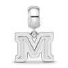 Black Bow Jewelry Sterling Silver Montana State Bobcats NCAA Bead Charm - 3 of 4