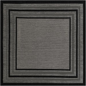 Unique Loom    Outdoor Border Multi Border Area Rug - 1 of 4
