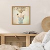 Amanti Art Girl of the flower garden by Kiyo Murakami Canvas Wall Art Print Framed 16-in. x 16-in. - 4 of 4