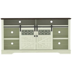 Tv Stand For Tvs Up To 75" With Open Shelves,Entertainment Center With Storage Cabinet Beige - 1 of 1