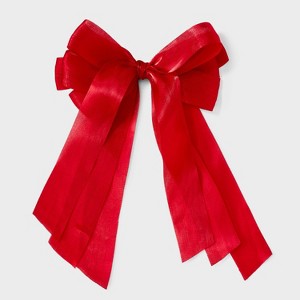 Organza Triple Bow Hair Barrette - Wild Fable™ Red - 1 of 3