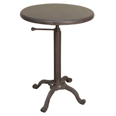 Oslin Restoration Adjustable Accent Table - Industrial - Carolina Chair and Table