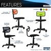 Techni Mobili Student Mesh Task Office Chair Color Black - 2 of 4