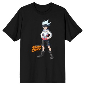 Shaman King Horohoro Crew Neck Short Sleeve Men's Black T-shirt - 1 of 3