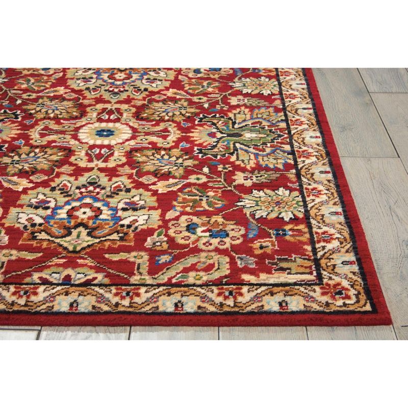 Nourison Timeless Red Area Rug TML17, 3 of 6