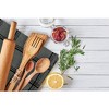 Evideco French Home Goods Chef's Choice Cotton Kitchen Towel 28x20 Inch – Ultra-Absorbent, Durable, Machine Washable for Safe Cooking & Baking - 4 of 4