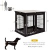 Dog Crate Furniture for Small Dogs,Indoor Decorative Dog Kennel with Lockable Doors,End Table Style Pet Cage with Double Entry – LAOTIES - 3 of 4