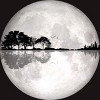 Men's Design By Humans Moonlight Nature Guitar II By Maryedenoa T-Shirt - 2 of 4