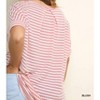 Women's Basic Stripe Top With Chest Pocket - Plus - umgee - 2 of 3