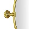 TEHOME Luecinda Pivot Oval Metal Framed Wall Mounted Bathroom Vanity Mirror - 3 of 4