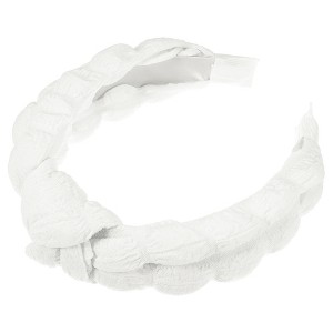 Unique Bargains Cute Makeup Puffy Spa Fabric Headband 1 Pc - 1 of 4