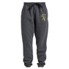 Game of Thrones Lanister Sigil Unisex Jogger Sweatpants with Pockets for Men and Women Charcoal - 3 of 4