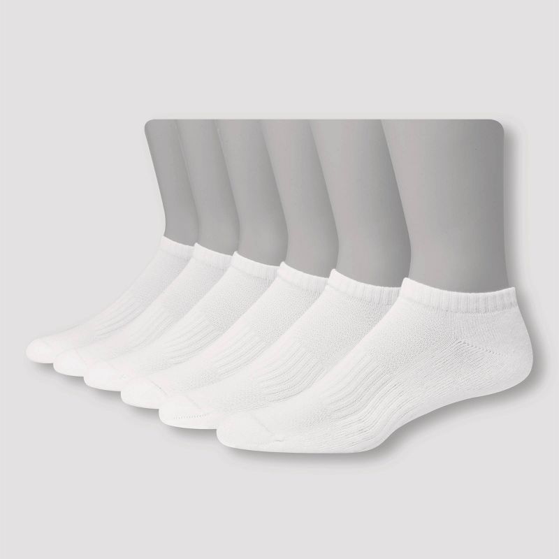 Men's Big & Tall Hanes Premium Performance Cushioned Low Cut Socks 6pk, 1 of 6