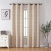 Set Of 2 Camden Textured Light Reducing Energy Saving Grommet Top Window Curtain Panels - Kate Aurora - 2 of 4