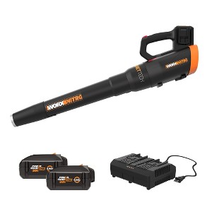 Worx Nitro WP591 40V 4.0Ah Cordless 530 CFM QuietTech Blower – Batteries & Charger Included - 1 of 4