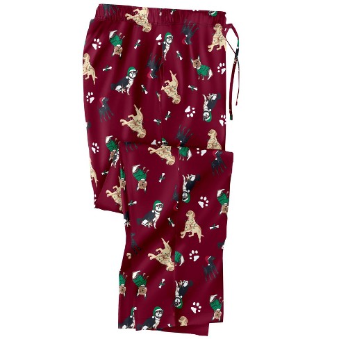 Womens Flannel Pajama Pants, Long Novelty Cotton Pj Bottoms 