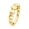 Pure Collection by Ross-Simons 18kt Gold Vermeil Flat-Bead Ring - 3 of 4