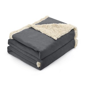 Catalonia Waterproof Bed Blanket for Couch Bed, Cozy Fleece Lining Throws for Bed Essentials - 1 of 4
