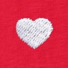Dalix Lil Heart Face Embroidered Lightweight Relaxed Jersey Tee Summer Cute Short Sleeve T Shirt Womens - 2 of 4