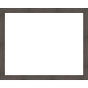 Amanti Art Hardwood Chocolate Narrow Framed Dry Erase Magnetic Board - 1 of 4