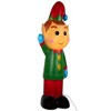 Northlight 40" Lighted Blow Mold Elf Outdoor Christmas Decoration - 4 of 4