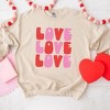 Simply Sage Market Women's Graphic Sweatshirt Love Stacked Bold - 3 of 3
