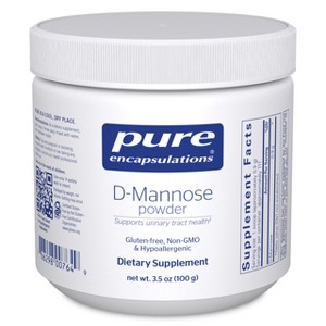Pure Encapsulations D-Mannose Powder - for Urinary Tract Support - Urinary Tract Support & Bladder Health* - Easy Dissolve - Non-GMO & Vegan - 1 of 4