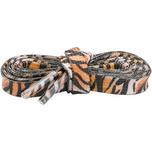 Elerevyo Printed Shoelaces Animal Pattern Flat Shoe Laces for Sneakers Shoestring 2 Pairs - 1 of 4