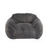 PAGED Modern Bean Bag Chair Comfy Sofa Chair with Foam Filling, 48" Accent Reading Chair for Adults, Teens, Kids - 2 of 4