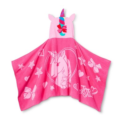 JoJo Siwa Unicorn Kids&#39; Hooded Bath Towel Pink_2