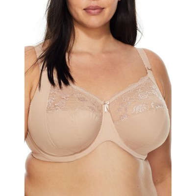 Goddess Women's Verity Lace Full Coverage Wire-Free Bra - GD700218 36J Fawn