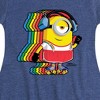 Girls' - Despicable Me Minions - Retro Rainbow Skater Fit & Flair Cap Sleeve Dress - 2 of 3