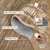 10x13 Scalloped Washable Area Rug, Soft Low-Pile Non-Slip Indoor Carpet for Living Room, Bedroom, Camel - 2 of 4