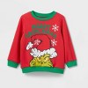 Toddler Girls' The Grinch Merry Grinchmas Tutu Pullover Sweater - Green - image 3 of 3
