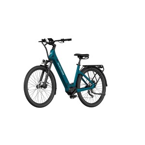 Vanpowers Adult UrbanGlide Ultra 2.27' Step-Through Large Frame Electric Bike - Blue - 1 of 4