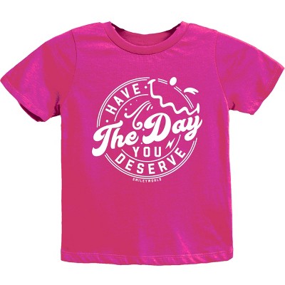 The Juniper Shop SmileyWorld Have The Day You Deserve Circle Youth Short Sleeve Tee