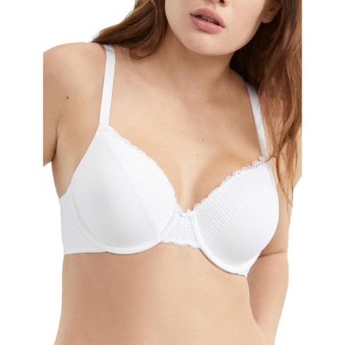 Maidenform Women's One Fab Fit Extra Coverage T-back T-shirt Bra - 7112 40b  White : Target