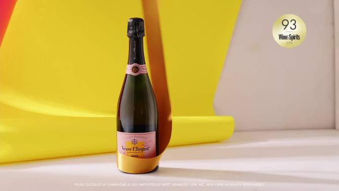 Veuve Clicquot Ros&#233; Champagne - 750ml Bottle, 2 of 8, play video