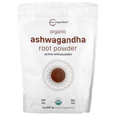 Micro Ingredients Organic Ashwagandha Root Powder, 2 lb (907 g)