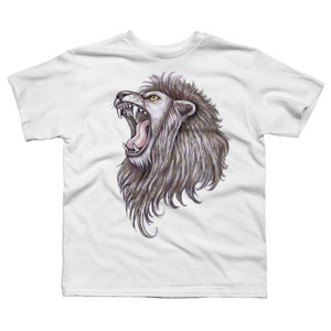 Boy's Design By Humans Roar Big Mouth By Cundrawan T-Shirt - 1 of 3