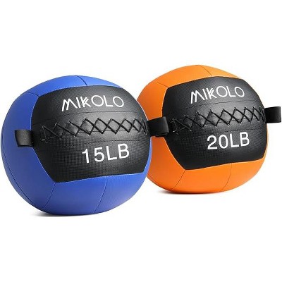 Medicine Ball, Wall Ball,Soft Medicine Ball Set,Slam Ball for Core Training, Strength Workouts -Multi-Weight 10lbs 20lbs Exercise Balls for Home Gym