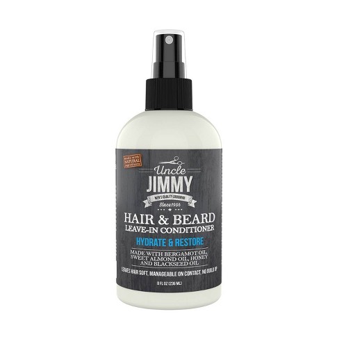 Uncle Jimmy Hair Beard Leave In Conditioner 8oz Target