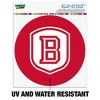 Bradley University Primary Logo Automotive Car Window Locker Circle Bumper Sticker - 2 of 4