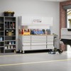 15-Drawer Tool Chest, 72 inch Rolling Workshop Cabinet with Rubber Wood Desktop, Garage Workshop Storage Cabinet with Locking Wheels - 2 of 4
