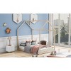 Streamdale Full Size House Bed Wood Bed, Natural - 3 of 4