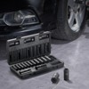 VEVOR 3/8" Drive Impact Socket Set, 15 Piece Deep Socket Set Metric 8-22mm, 6 Point Cr-Mo Alloy Steel for Auto Repair, Easy-to-Read Size Markings - 2 of 4